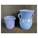 Pottery Vase & Pitcher