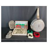 Wear-Ever Pan, Candy Mold, Cookie Cutters