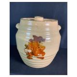 Stoneware Pottery Cookie Jar