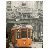 Street Car Canvas Painting 68 x 40 inches