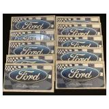 Ford Metal License Plates 10 in the Lot NOS
