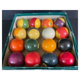 Vintage Pool Table Balls