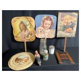 Milk Bottle, Medicine Bottle Cardboad Fans