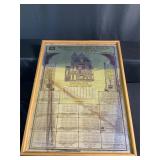 Edgar County Bank Paris IL Mirror 24 x 18 inches