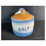 Wall Mount Stoneware Salt Crock