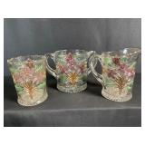 Indiana Glass Sugar, Creamer, Bowls