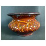 Brown Drip Glaze Planter or Bowl