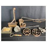 Cast Iron Molds, Coat Hook, Advertising Opener