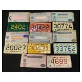 Motorcycle License Plates & Envelopes 60ï¿½s & 70ï¿½s