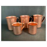 Color Kraft Copper Colored Mugs & Creamer/Sugar
