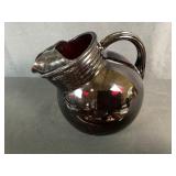 Anchor Hocking Royal Ruby Red Tilt Ball Pitcher