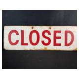 Metal Open/Closed Sign
