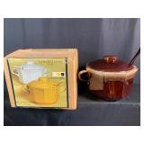 McCoy 5 Quart Hexagon Soup Tureen with Box