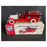 Ertl Clark 1926 SeaGrave FireTruck Bank