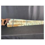 Painted Hand Saw
