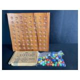 Vintage Marbles & Marble Game
