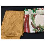 Vintage Christmas Table Cloths