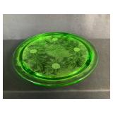 Uranium 3 Footed Cake Stand