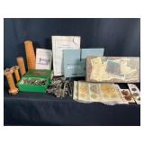 Sewing Machine Parts, Books, Spools