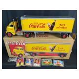 Coca-Cola 1/25 Scale Tractor-Trailer & Magnets