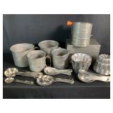 Aluminum Measuring Cups, Molds, Measuring Spoons