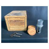 Atlantic Crayon Box, Skeleton Key, Cream Lids