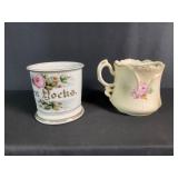 Nippon & Hand Painted Shaving Mugs