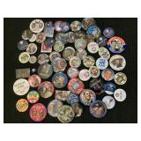 Political Buttons Obama Clinton Reagan