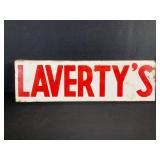 Lavertyï¿½s Double Sided Metal Sign