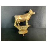Cow Trophy Topper Metal