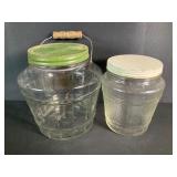 Glass Jars with Tin Lids