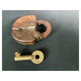 Adlake Railroad Lock & Key
