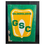 Gildersleeve GSC Masonite Wood Framed Sign