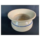 Blue Band Crock Spittoon