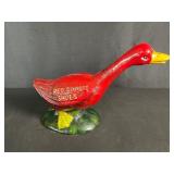 Red Goose Shoes Cast Iron Bank
