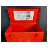 Mobil Salesman Metal Box & Lubrication Guide Books