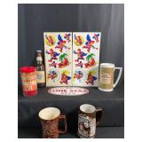 Hammï¿½s RedWing Stein, Old Style, Budweiser