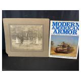 Army Book and Black & White Photo