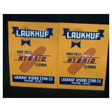 Laukhuf Corn Metal Embossed Signs
