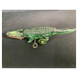 German Alligator Tin Wind Up Toy
