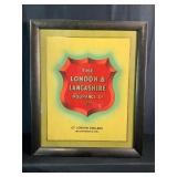 The London & Lancashire Insurance Framed Poster