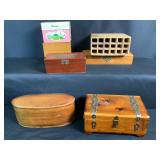 Recipe Boxes, Jewelry Boxes, Wood Organizer