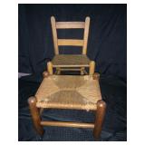 Childï¿½s Wicker Chair & Ottoman