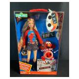 Barbie Sesame Street with Tickle Me Elmo-NIB
