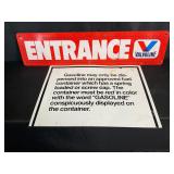 Valvoline Plastic Sign Tin Gasoline Sign