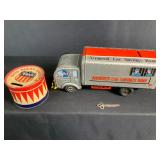 Armored Car Tin Bank Tin Drum Bank