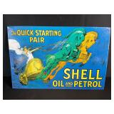 Shell Metal Sign
