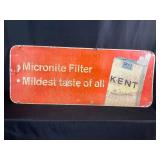 Kent Cigarettes Tin Sign