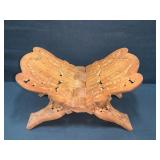 Wooden Carved Sheesham Folding Book Stand
