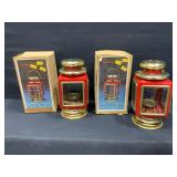 Hurricane Metal Candle Lamps with Boxes